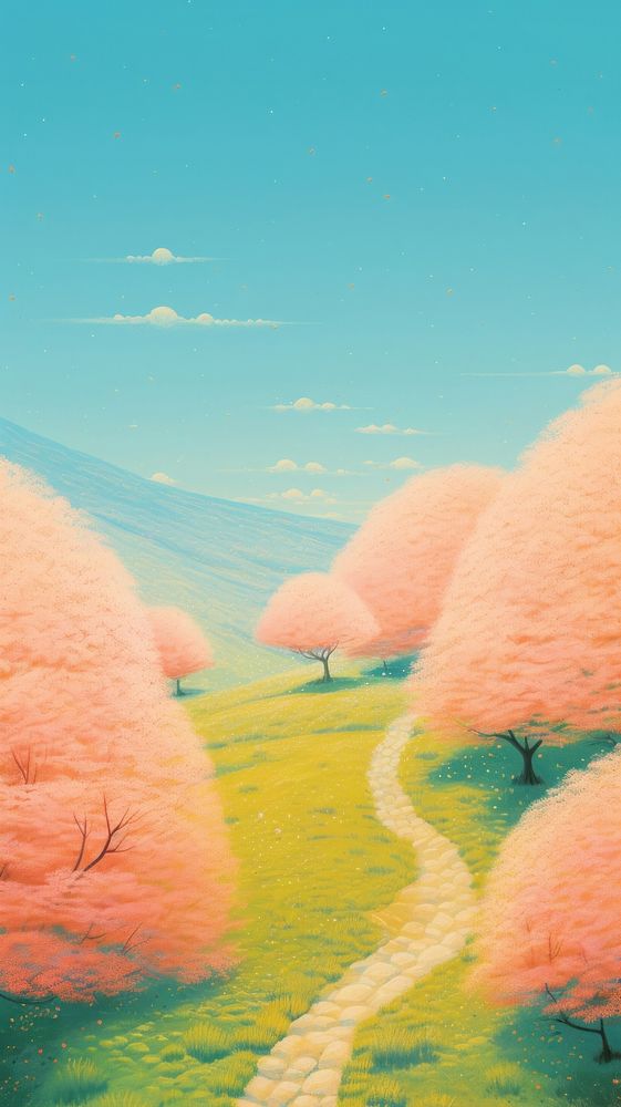  Spring landscape outdoors nature. AI generated Image by rawpixel.