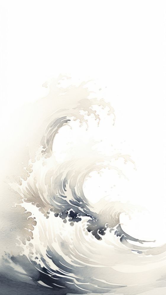Tsunami wave backgrounds nature ocean.