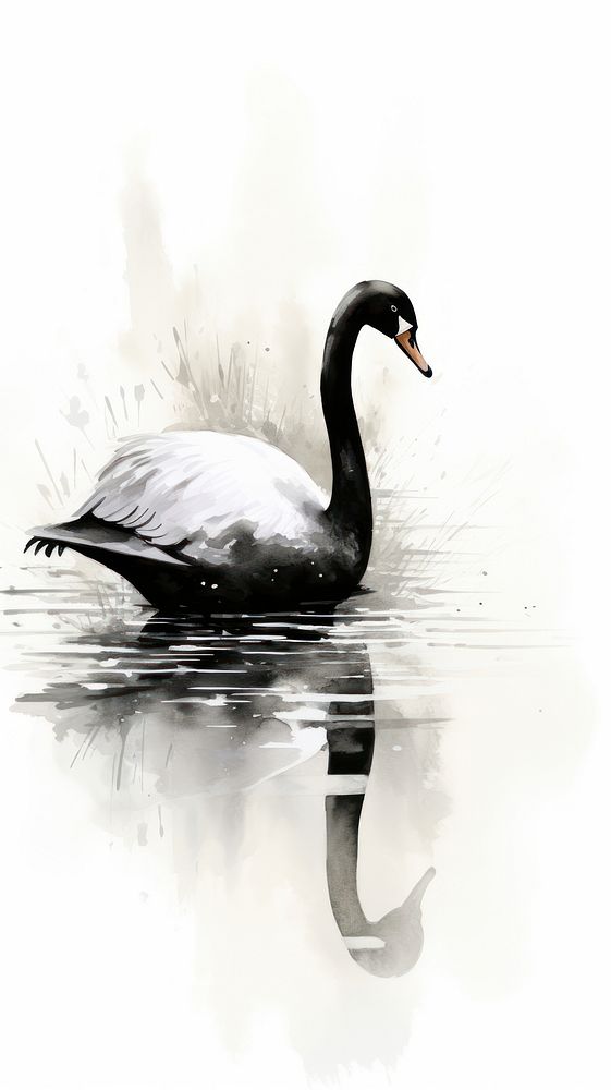 Bird swan animal anseriformes.