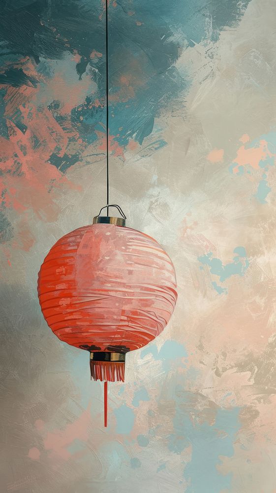 Painting lantern lamp art.