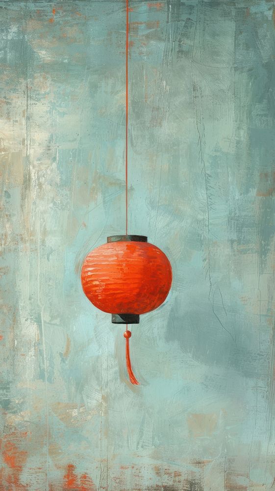 Painting lantern lamp chinese lantern.