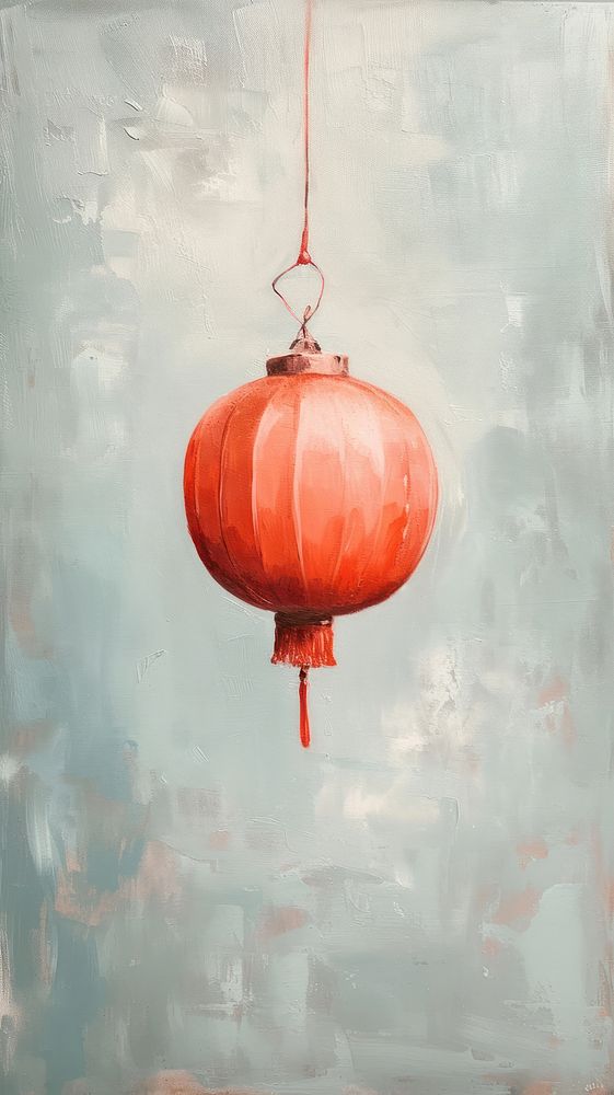 Lantern painting chinese lantern celebration.