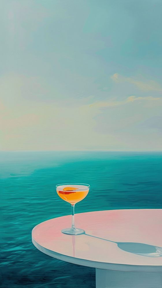 Cocktail horizon nature drink.