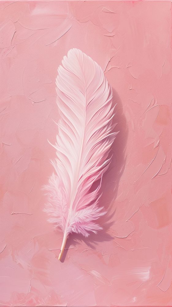 Feather backgrounds lightweight accessories.