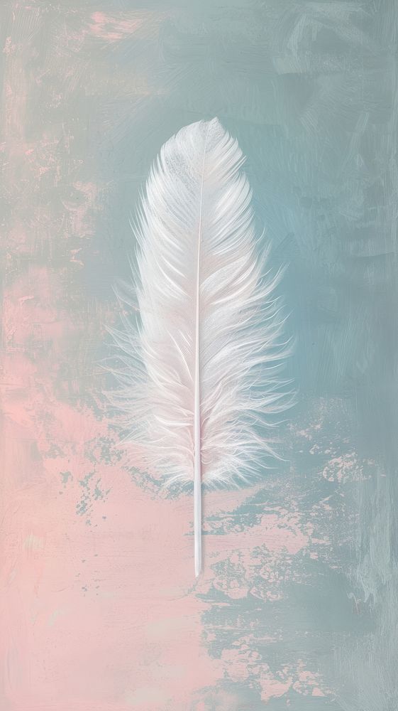 Painting feather bird lightweight.
