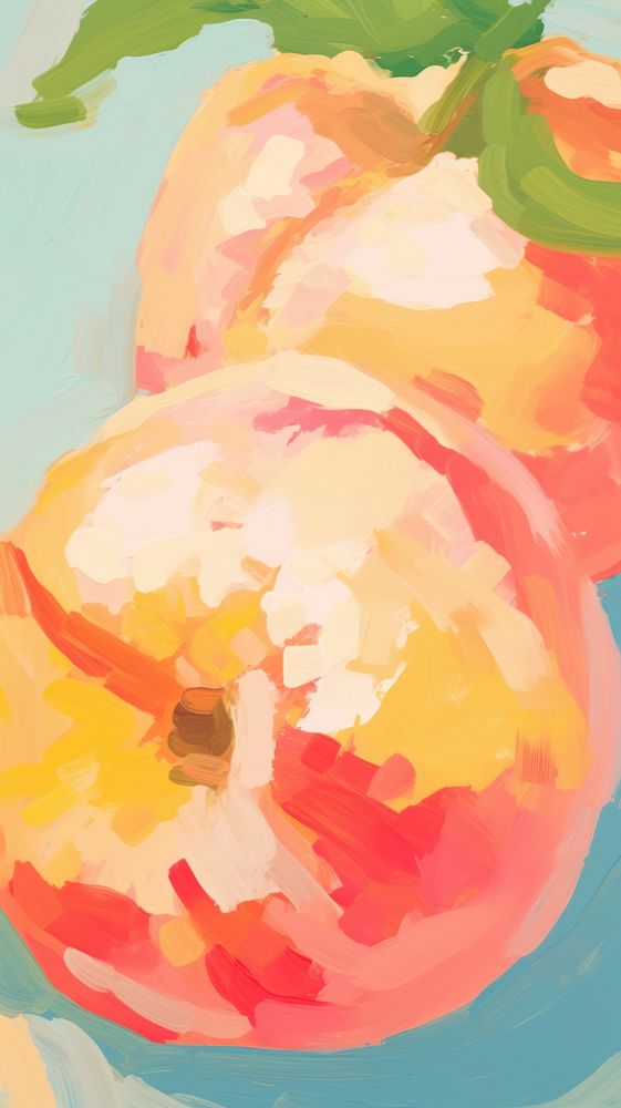 Peach painting art backgrounds. AI generated Image by rawpixel.