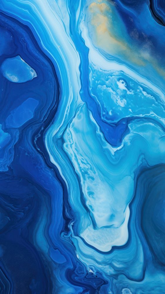 Blue onyx marble texture backgrounds abstract painting. AI generated Image by rawpixel.