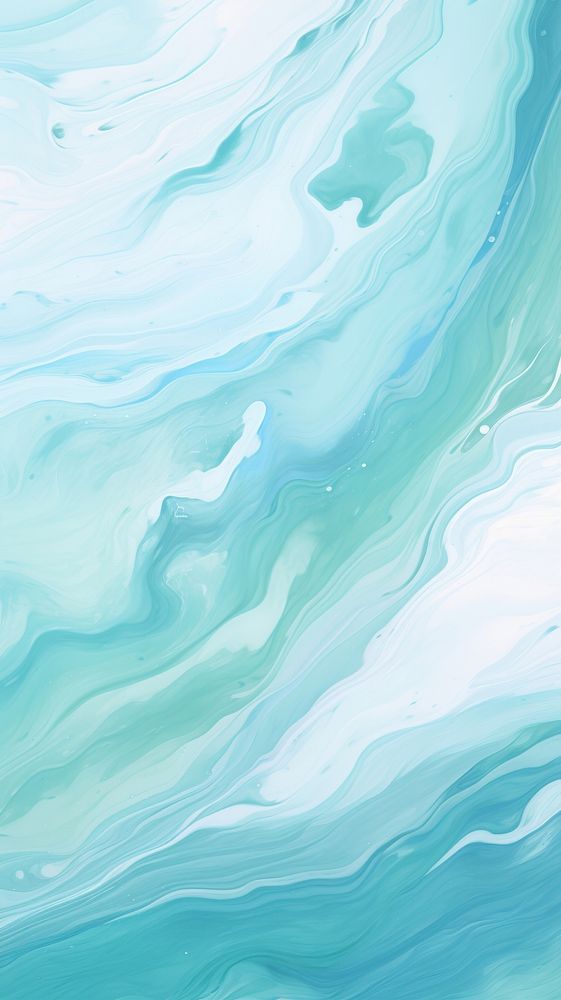 White blue painting of paint wallpaper turquoise abstract outdoors. AI generated Image by rawpixel.