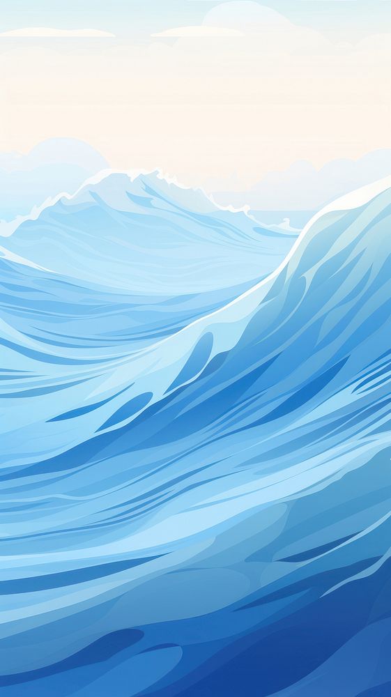Ocean wave surface ocean outdoors nature. AI generated Image by rawpixel.