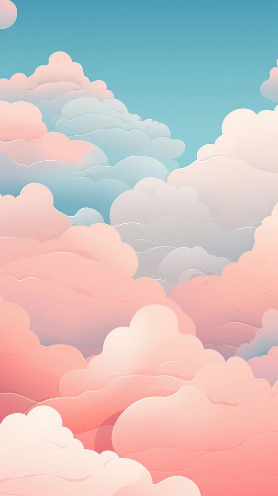 Silvi Clouds Wallpaper cloud backgrounds abstract. AI generated Image by rawpixel.