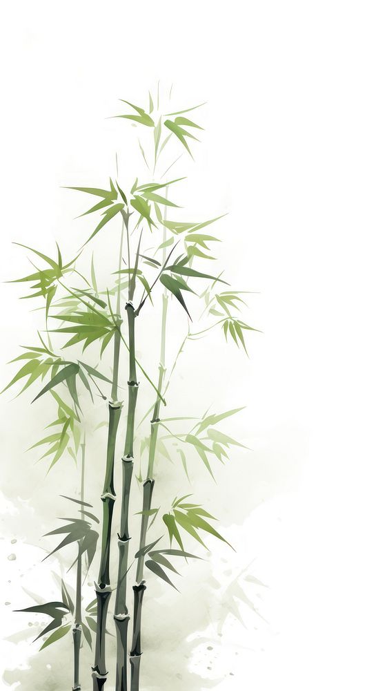 Bamboo plant weaponry branch.