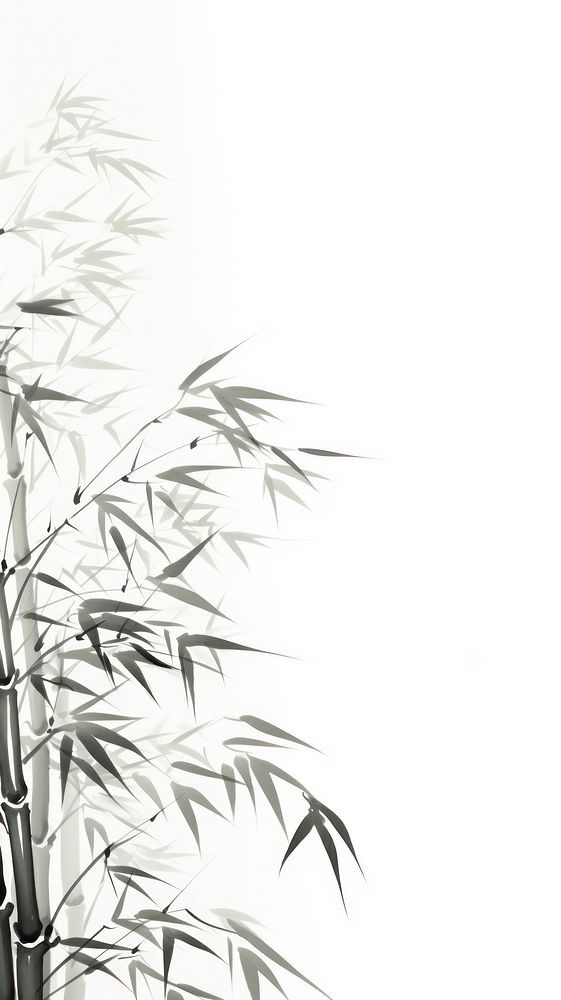 Bamboo backgrounds plant monochrome.