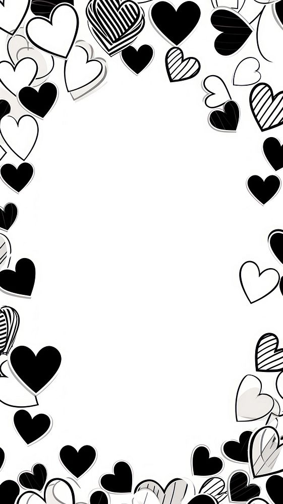  Heart backgrounds pattern paper. AI generated Image by rawpixel.