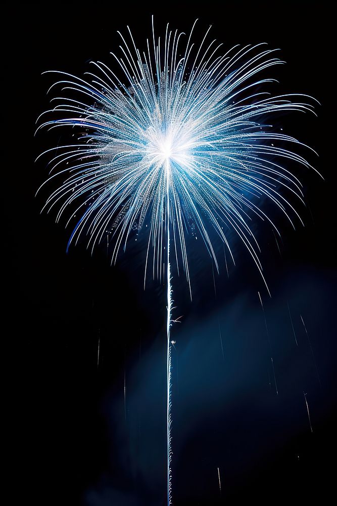 Fireworks outdoors night blue. AI generated Image by rawpixel.