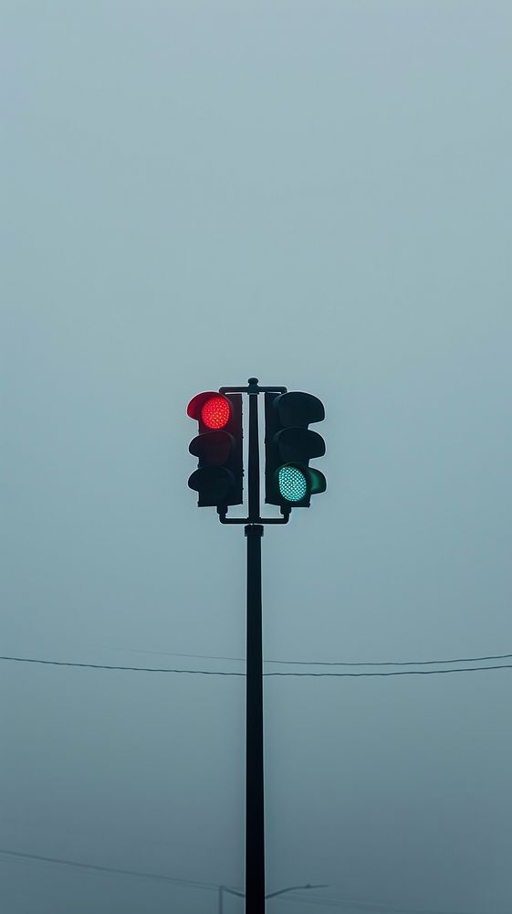  Traffic light pole architecture electricity illuminated. AI generated Image by rawpixel.