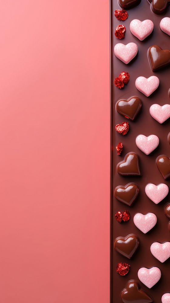  Valentine chocolate dessert food confectionery. AI generated Image by rawpixel.