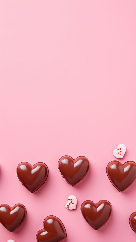  Valentine chocolate backgrounds copy space dessert. AI generated Image by rawpixel.