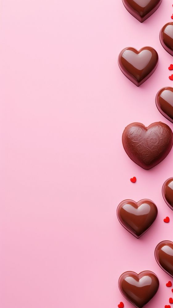  Valentine chocolate confectionery backgrounds celebration. AI generated Image by rawpixel.