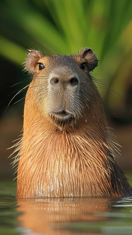 Capybara wildlife animal mammal.