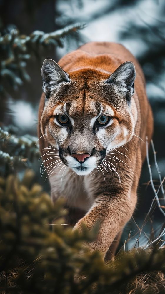 Cougar wildlife animal mammal.