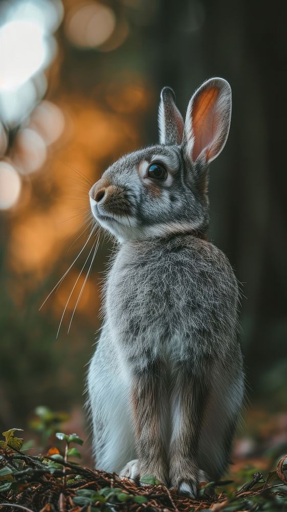 Rabbit wildlife rodent animal. | Free Photo - rawpixel