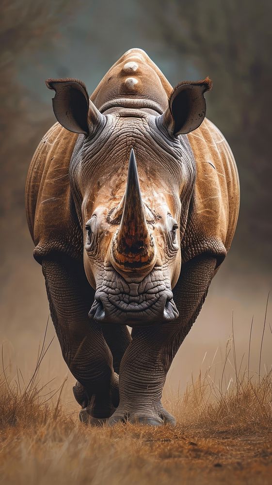 Rhino wildlife elephant animal.