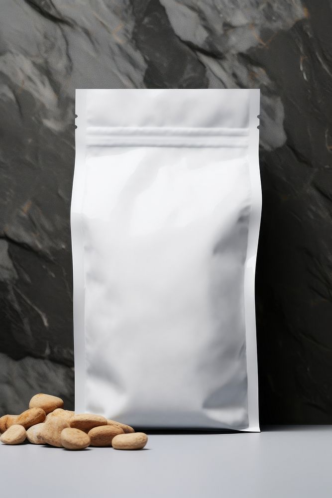 Coffee bag packaging  food pill ingredient.