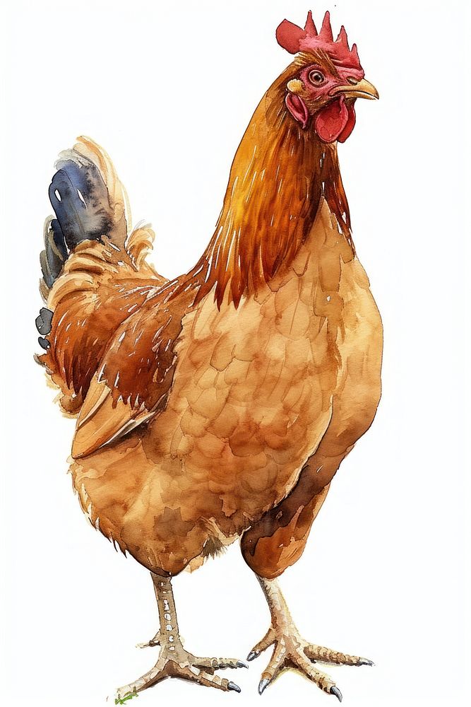 Farmer holod chicken poultry animal bird.