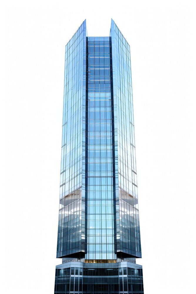 Tall contemporary office skyscraper building top architecture tower city.