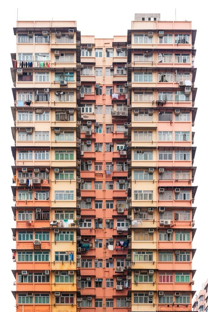 Hongkong apartment buildings architecture city neighbourhood.