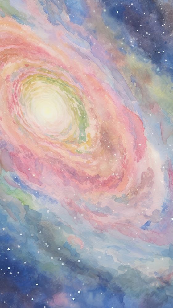 Galaxy painting astronomy universe.