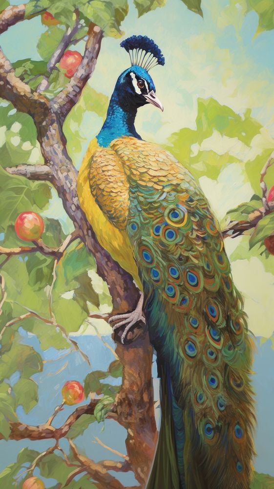 Peacock animal bird beak.