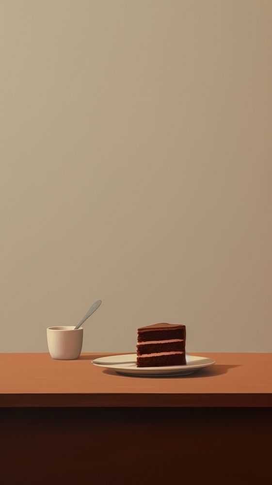 Minimal space counter bar furniture chocolate table.