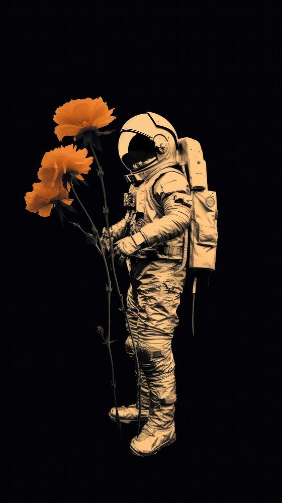 Flower astronaut plant adult.