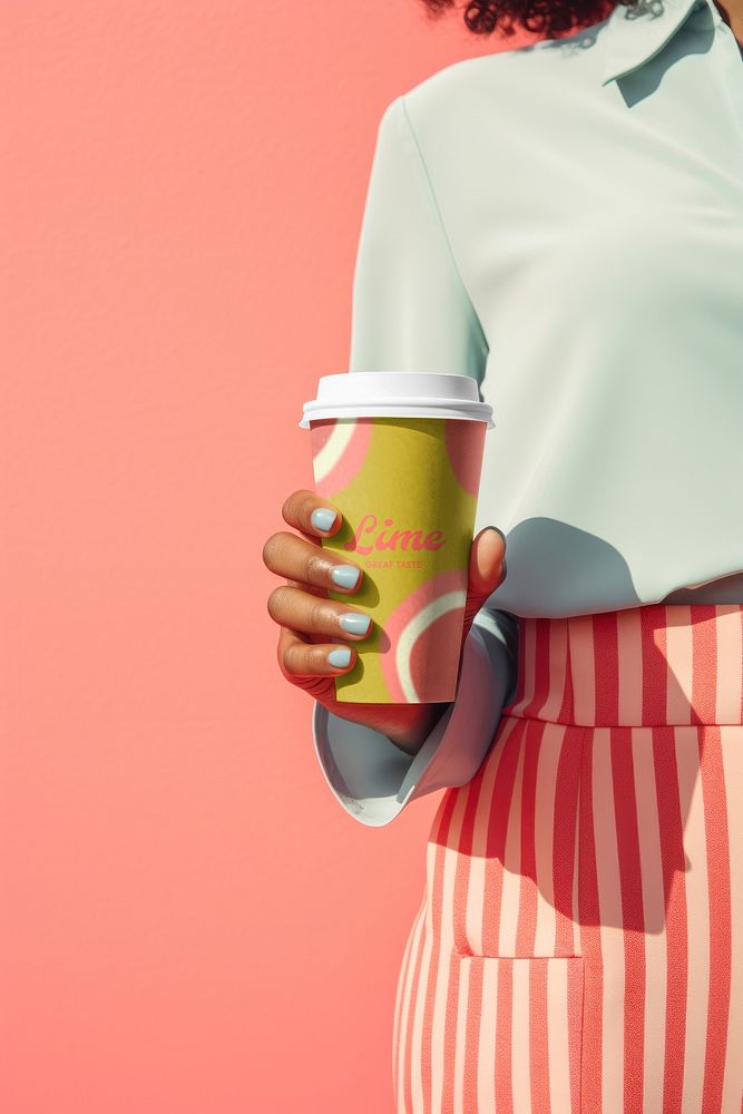 Coffee paper cup mockup psd