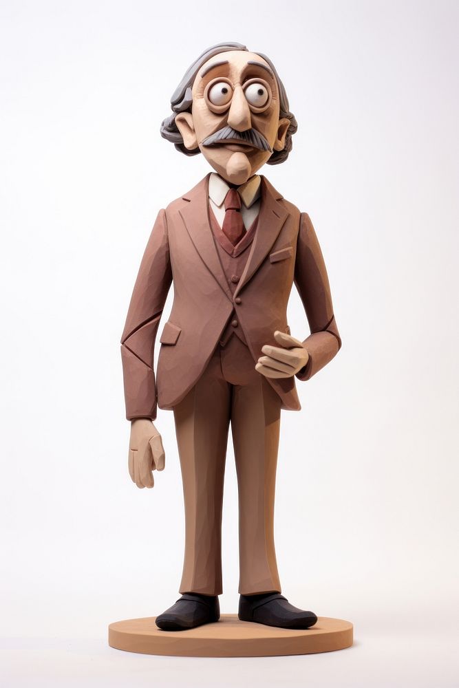 Lawywer made up of clay figurine adult toy.