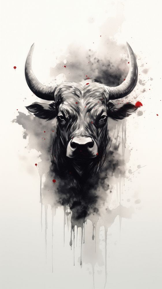 Livestock buffalo cattle animal.