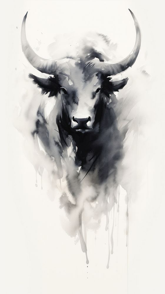 Livestock buffalo cattle mammal.