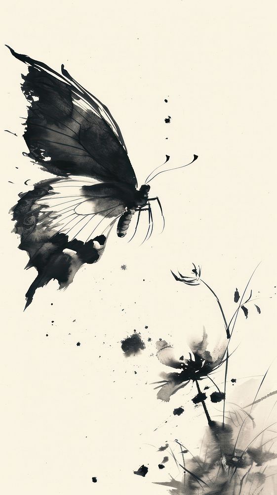 Butterfly drawing animal insect.
