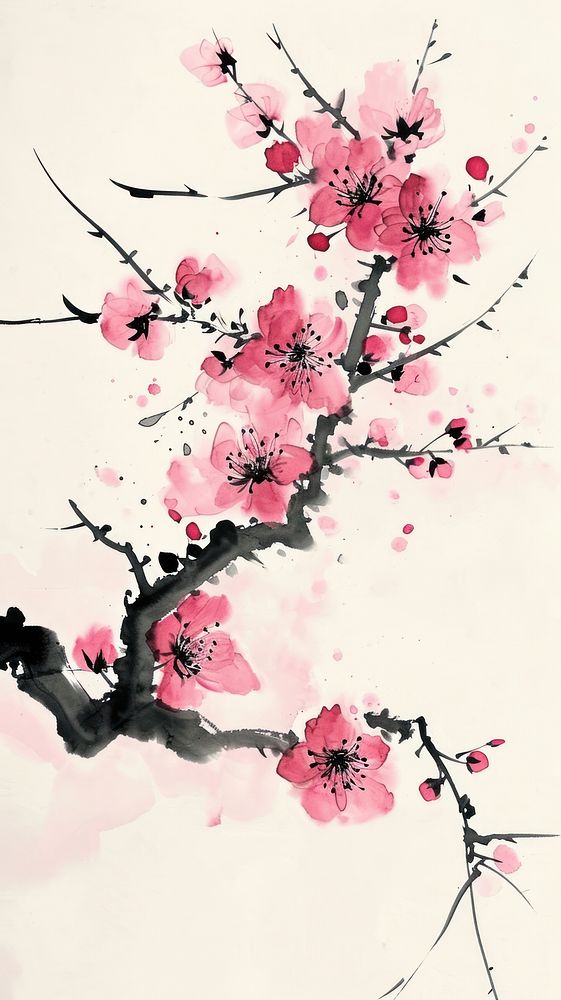Blossom flower nature cherry.