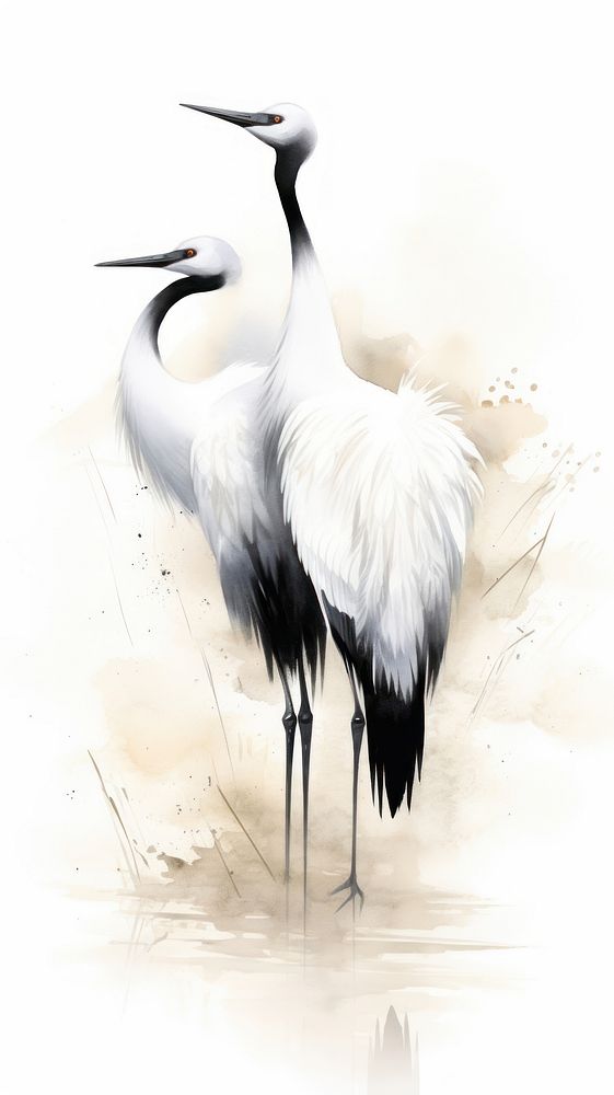 Bird animal white ciconiiformes.
