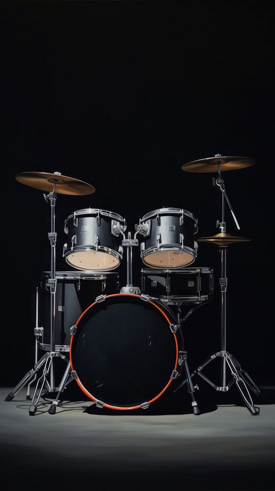 Minimal drum set drums percussion Free Photo Illustration rawpixel