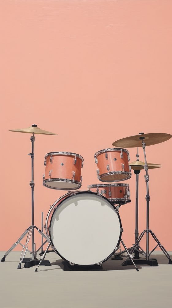 Minimal drum set drums percussion Free Photo Illustration rawpixel