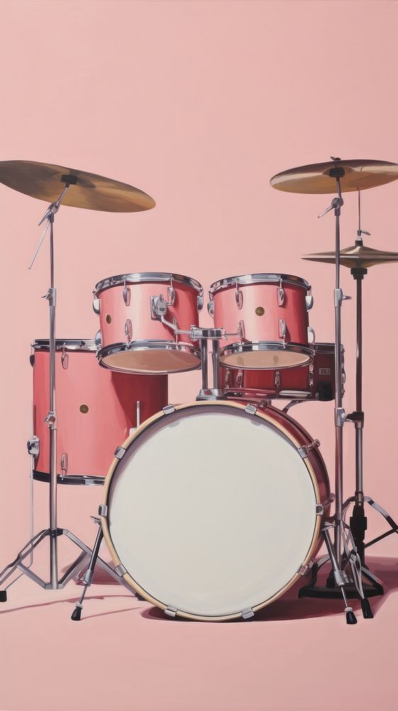 Minimal drum set drums percussion Free Photo Illustration rawpixel
