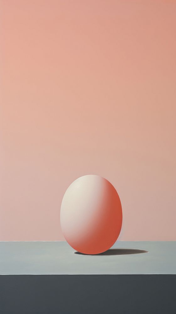 Minimal space easter egg painting sky simplicity.