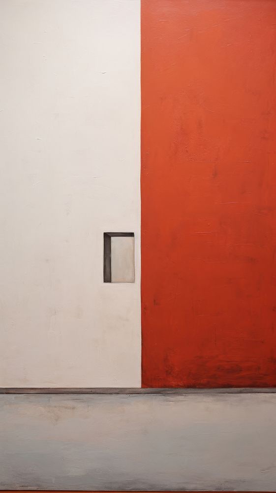Minimal space mar painting architecture wall.