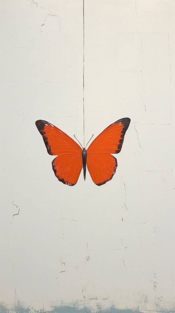 Minimal style butterfly animal insect invertebrate.