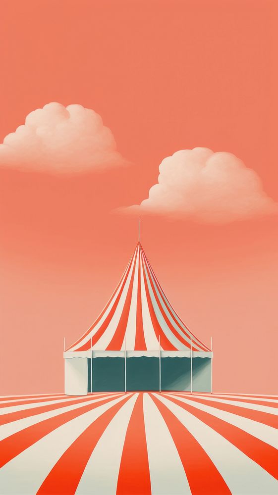 Minimal style easter carnival outdoors circus architecture.