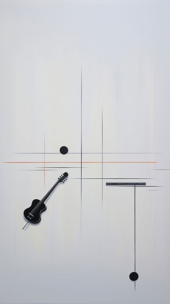 Minimal style music guitar reflection microphone.