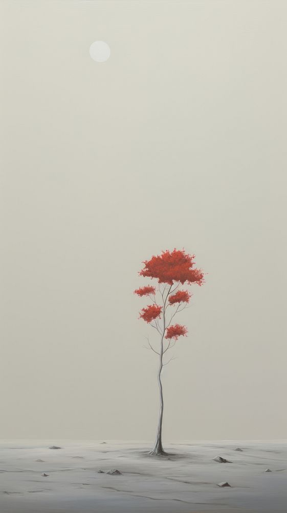 Minimal style nature outdoors painting plant.